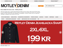 Tablet Screenshot of motleydenim.se