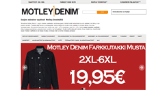 Desktop Screenshot of motleydenim.fi